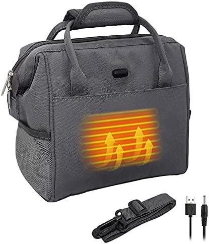 大容量防水ランチバッグ 保温保冷2Way 手提げ・ショルダーバッグ Amazon | ZenCT ランチバッグ 保温 USBヒーター内蔵 電熱 大容量